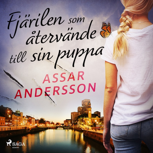 Book cover for Fjärilen som återvände till sin puppa