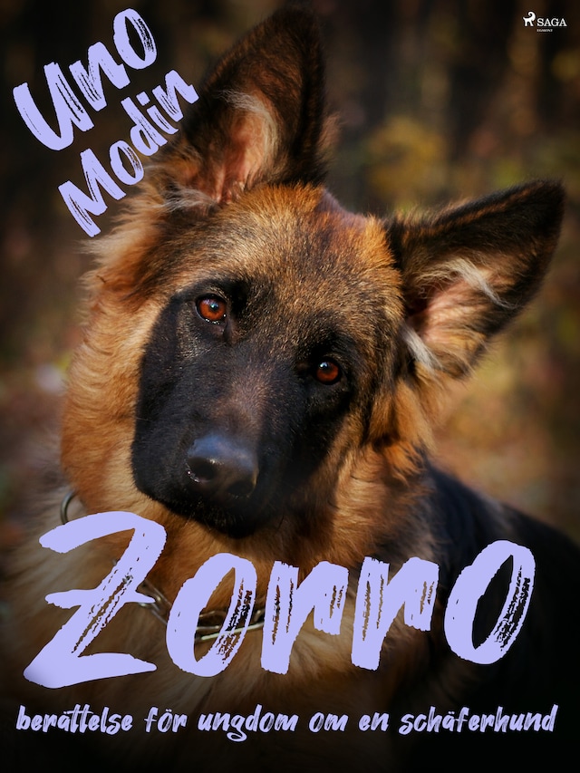 Portada de libro para Zorro : berättelse för ungdom om en schäferhund
