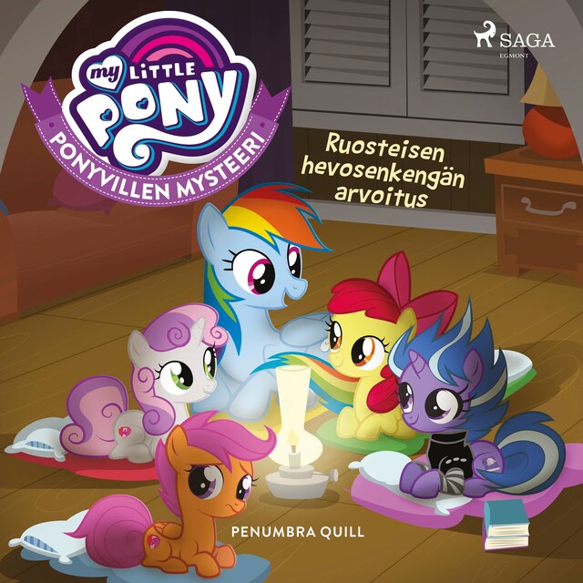 My Little Pony - Ponyvillen Mysteeri - Ruosteisen hevosenkengän arvoitus Book cover for My Little Pony - Ponyvillen Mysteeri - Ruosteisen hevosenkengän arvoitus