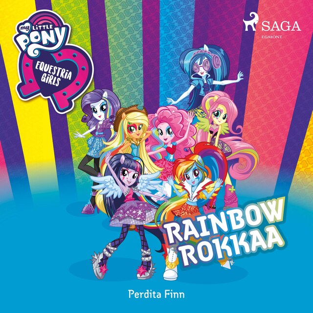 Book cover for My Little Pony - Equestria Girls - Rainbow rokkaa