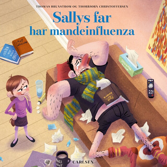 Bogomslag for Sallys far (8) - Sallys far har mandeinfluenza