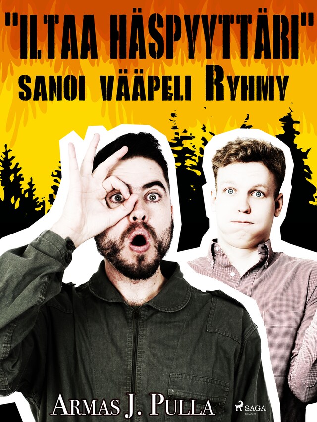 Book cover for "Iltaa Häspyyttäri", sanoi vääpeli Ryhmy
