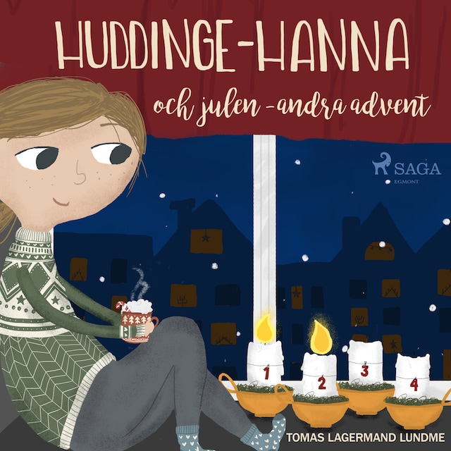 Buchcover für Huddinge-Hanna och julen - andra advent