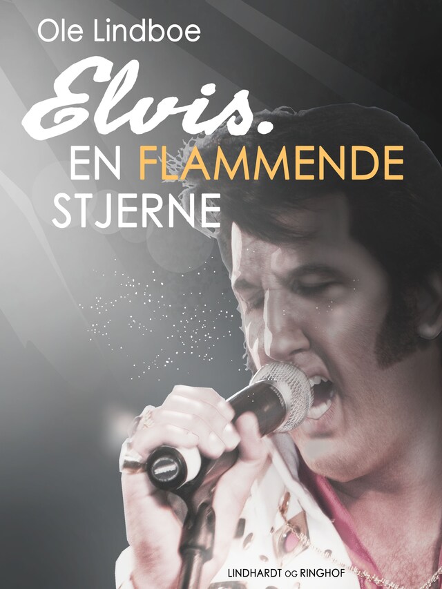 Bogomslag for Elvis. Flammende stjerne