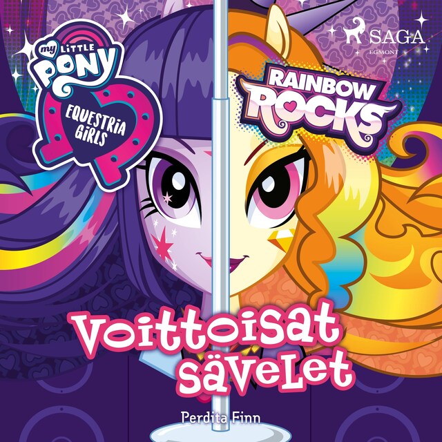 Boekomslag van My Little Pony - Equestria Girls - Voittoisat sävelet