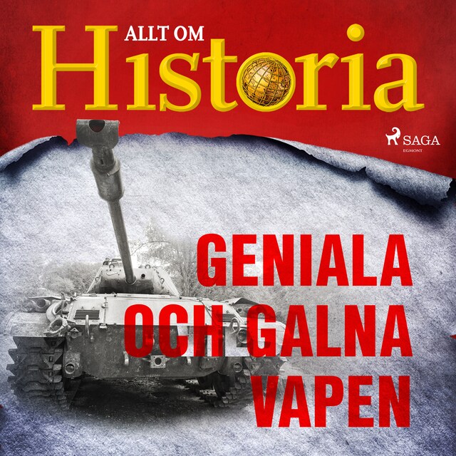 Copertina del libro per Geniala och galna vapen