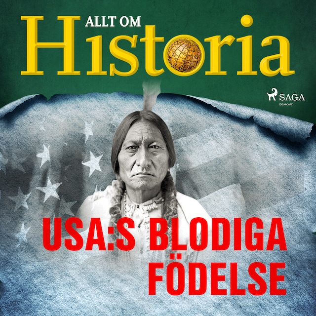 Book cover for USA:s blodiga födelse