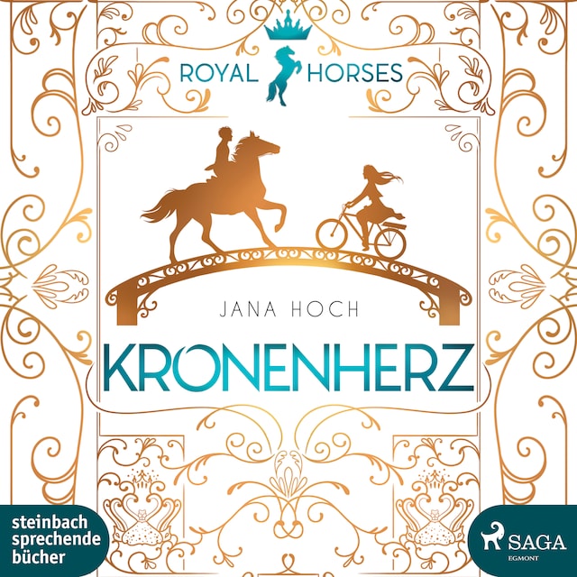 Kirjankansi teokselle Kronenherz (Royal Horses 1)