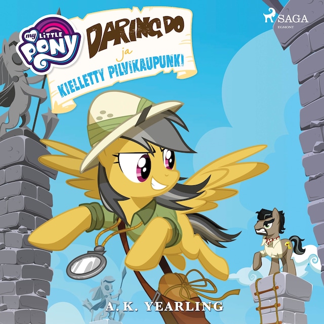 Boekomslag van My Little Pony - Daring Do ja kielletty pilvikaupunki