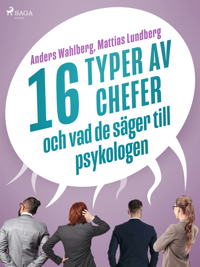 Book cover for 16 typer av chefer - och vad de säger till psykologen