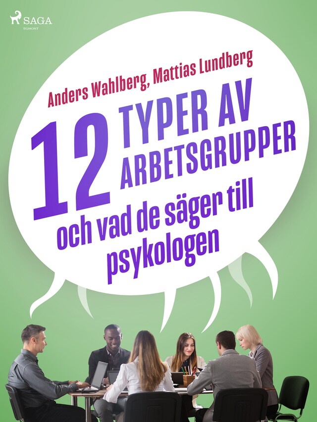 Buchcover für 12 typer av arbetsgrupper - och vad de säger till psykologen