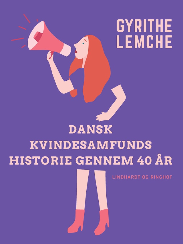 Portada de libro para Dansk Kvindesamfunds historie gennem 40 år