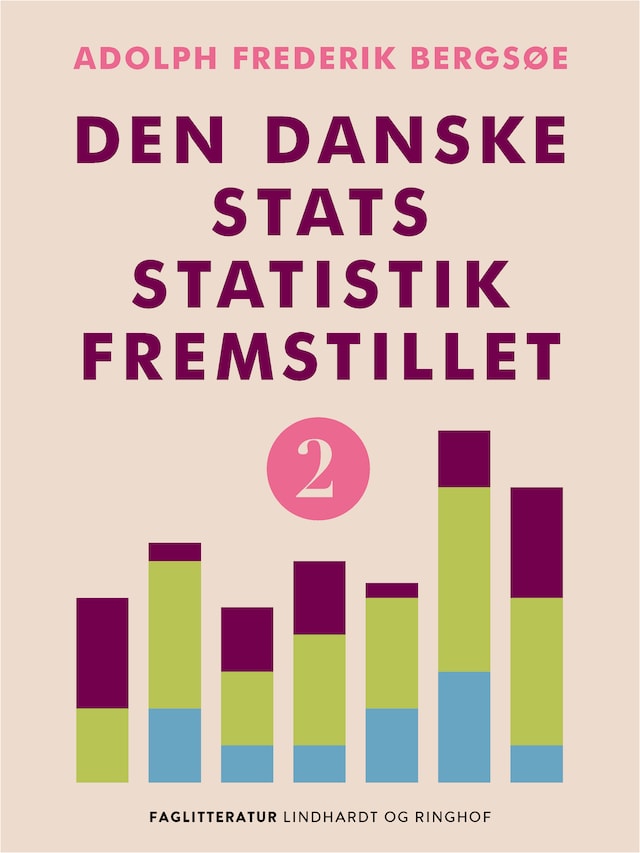 Bogomslag for Den danske stats statistik fremstillet. Bind 2