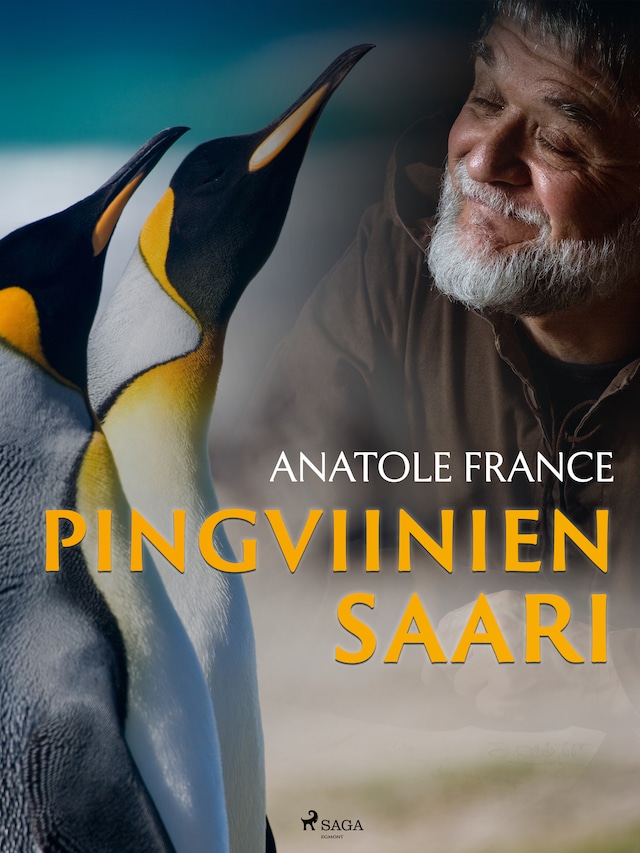 Kirjankansi teokselle Pingviinien saari
