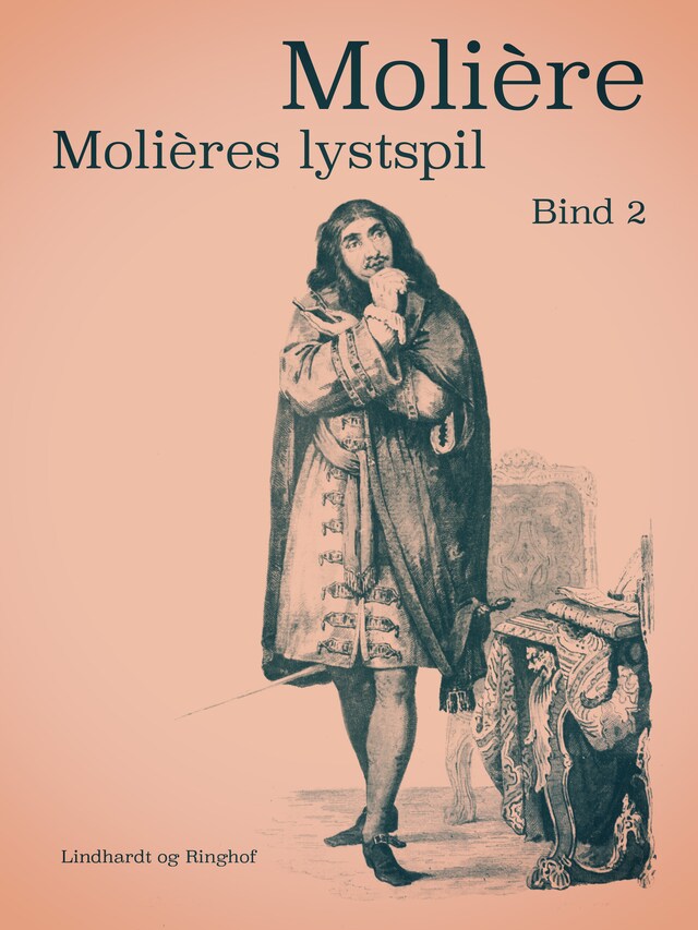 Kirjankansi teokselle Molières lystspil. Bind 2