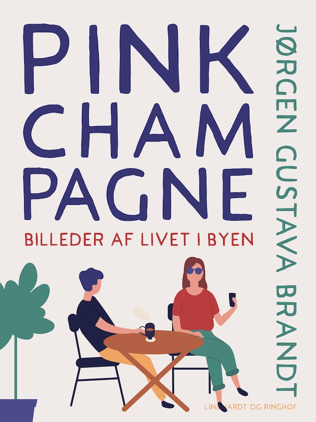 Boekomslag van Pink champagne. Billeder af livet i byen