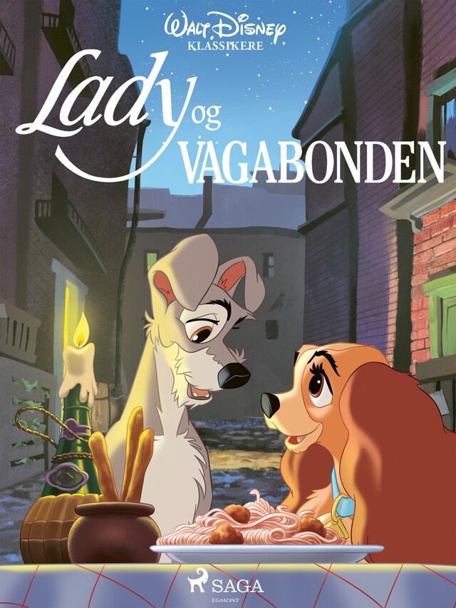 Bogomslag for Walt Disneys klassikere - Lady og Vagabonden