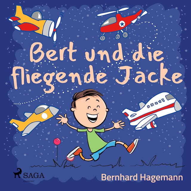 Book cover for Bert und die fliegende Jacke