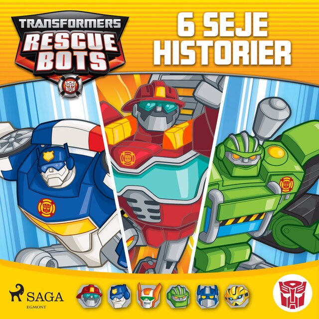 Bogomslag for Transformers - Rescue Bots - 6 seje historier