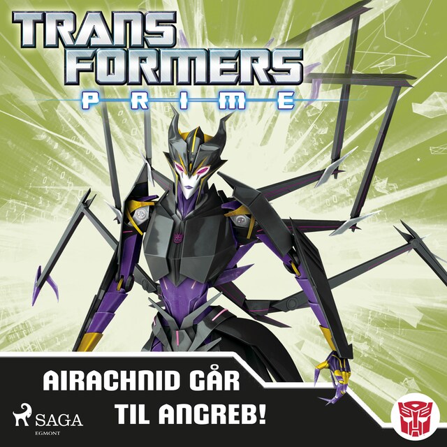 Bogomslag for Transformers - Prime - Airachnid går til angreb!