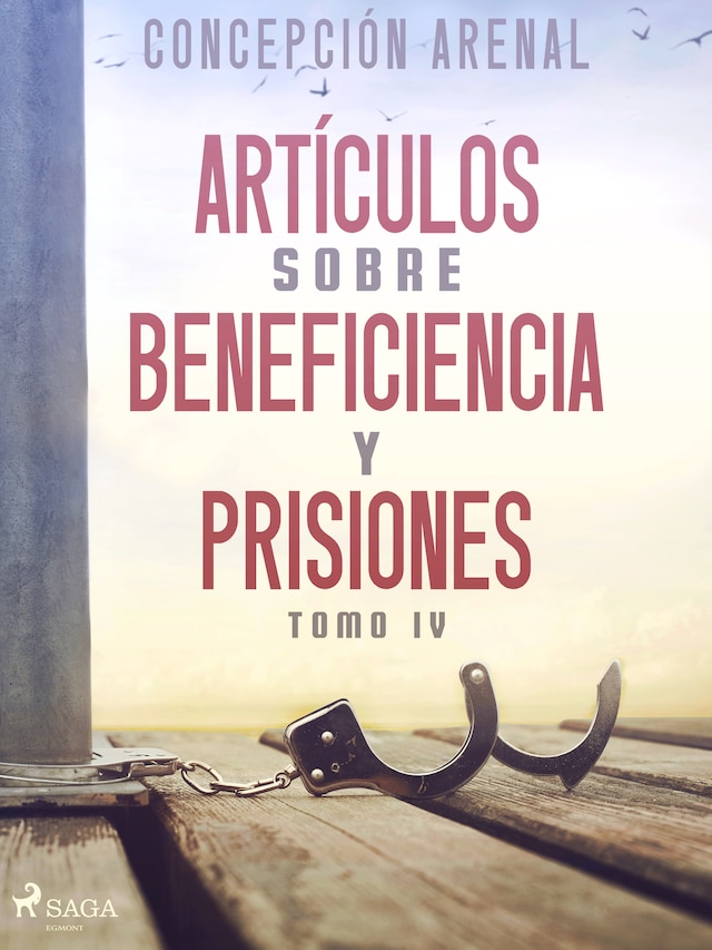 Book cover for Artículos sobre beneficiencia y prisiones. Tomo IV