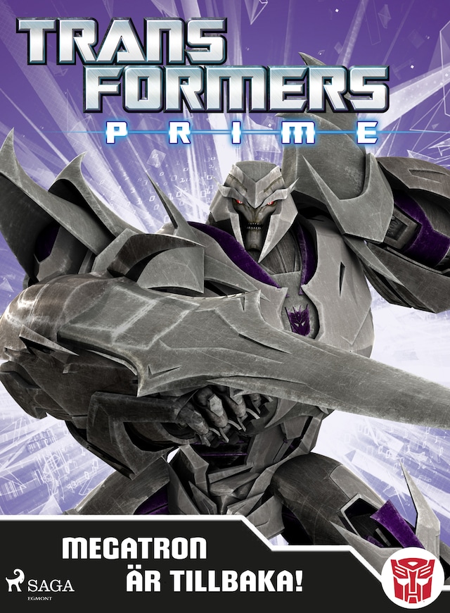 Okładka książki dla Transformers Prime - Megatron är tillbaka!