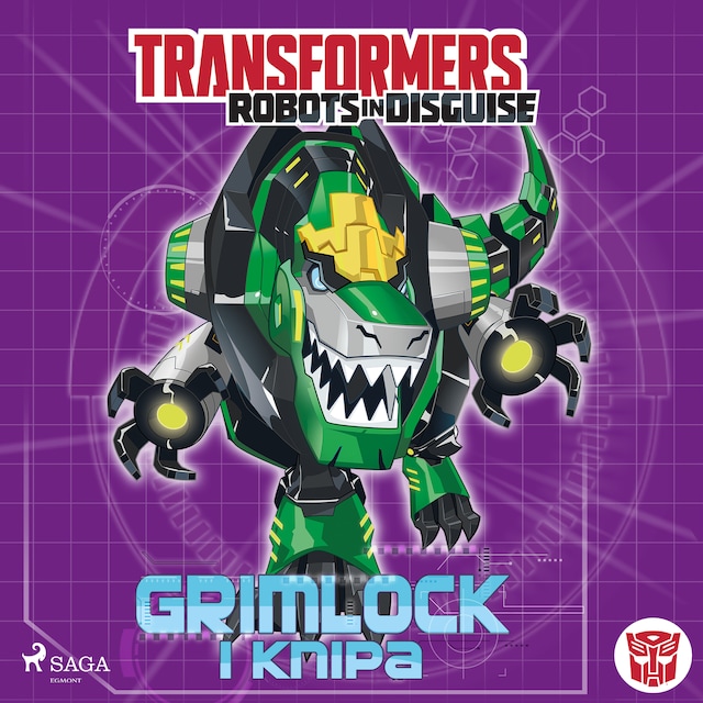 Boekomslag van Transformers - Robots in Disguise - Grimlock i knipa