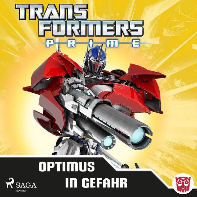 Copertina del libro per Transformers - Prime - Optimus in Gefahr