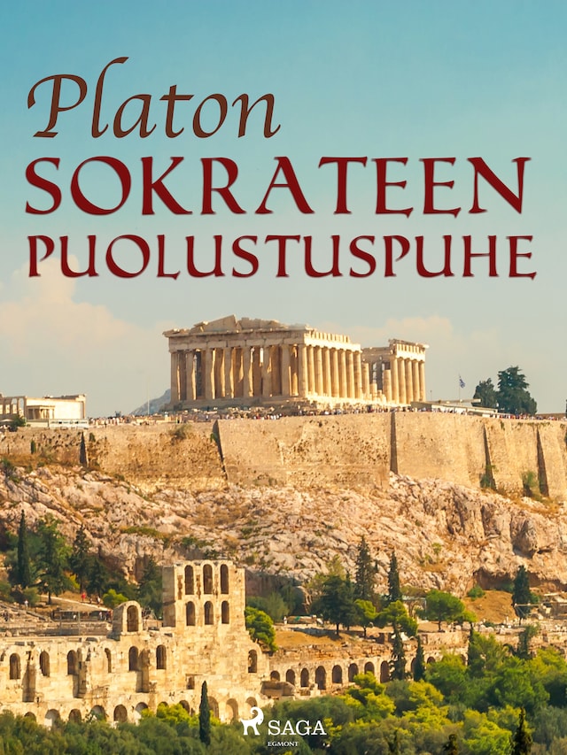 Okładka książki dla Sokrateen puolustuspuhe