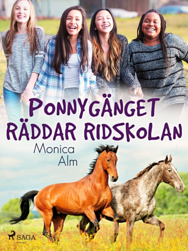 Book cover for Ponnygänget räddar ridskolan