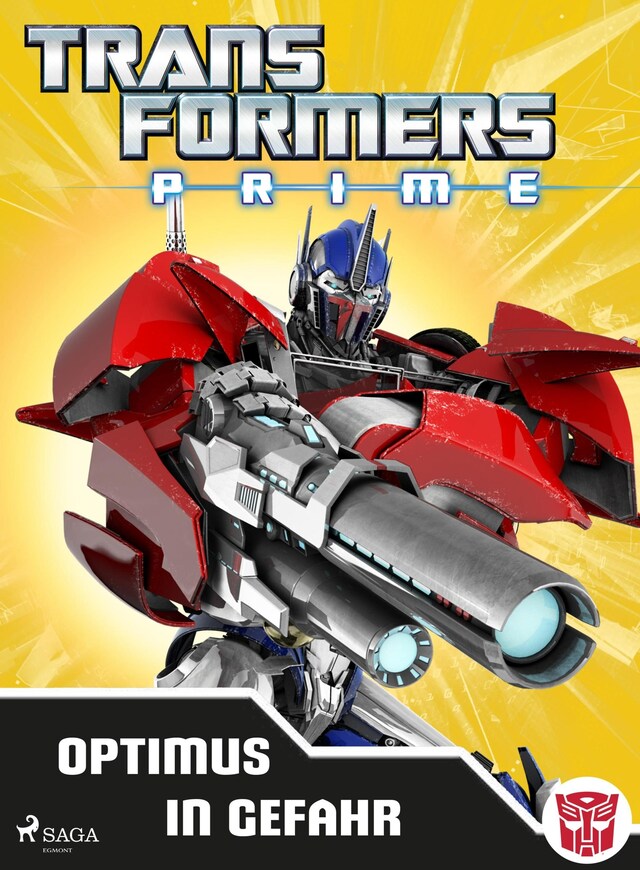 Boekomslag van Transformers - Prime - Optimus in Gefahr