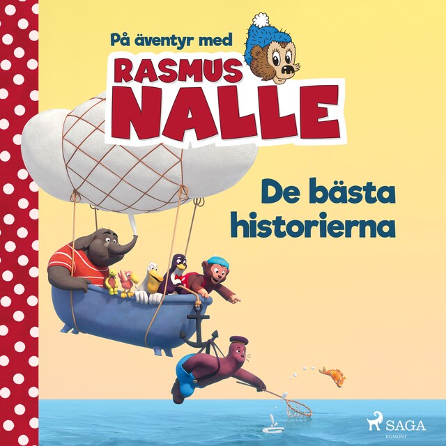 Bogomslag for På äventyr med Rasmus Nalle - De bästa historierna