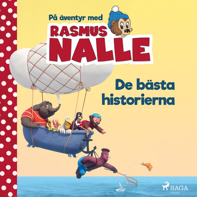 Portada de libro para På äventyr med Rasmus Nalle - De bästa historierna