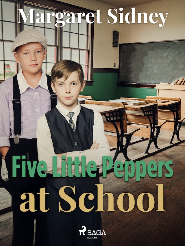 Book cover for Five Little Peppers at School