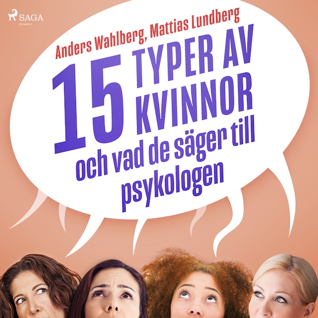 Bokomslag for 15 typer av kvinnor - och vad de säger till psykologen