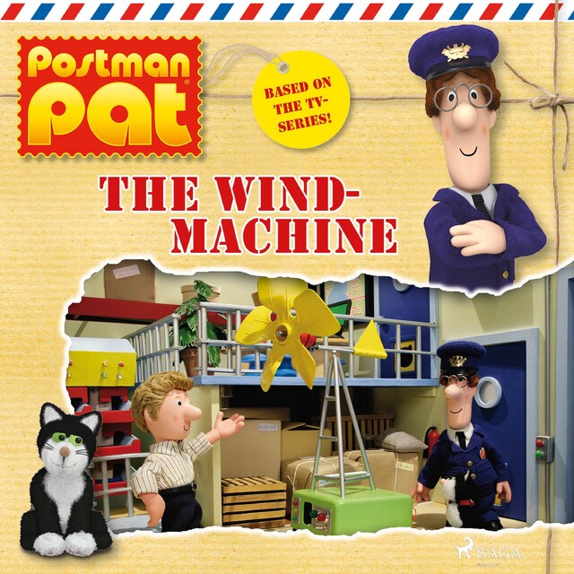 Book cover for Postman Pat - The Wind Machine