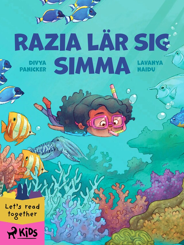 Book cover for Razia lär sig simma