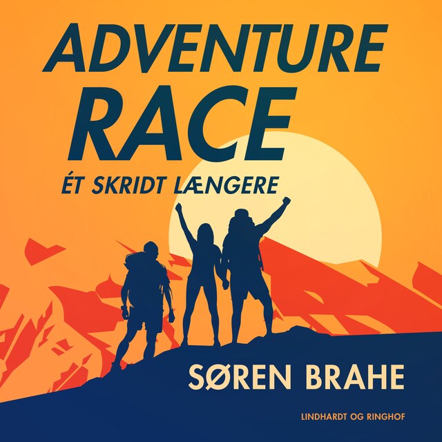 Book cover for Adventure race. Ét skridt længere