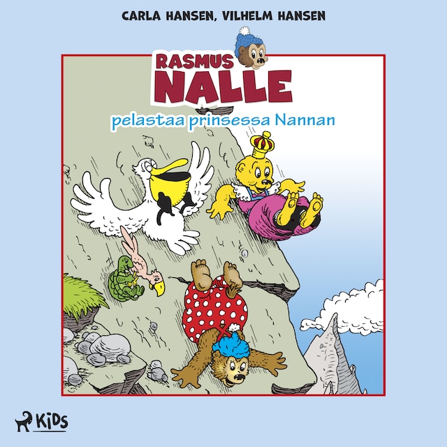 Book cover for Rasmus Nalle pelastaa prinsessa Nannan