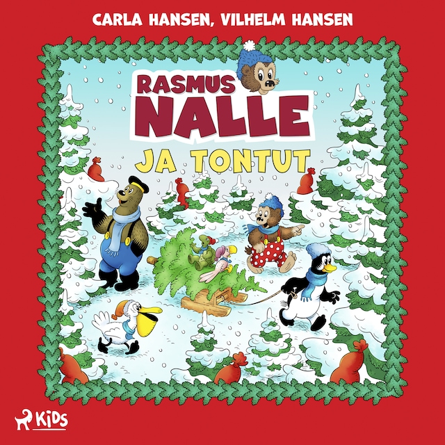 Boekomslag van Rasmus Nalle ja tontut