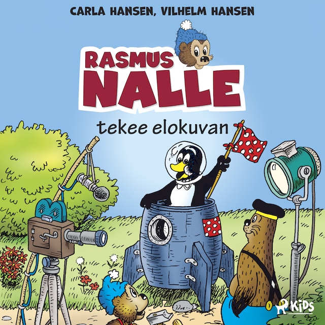 Okładka książki dla Rasmus Nalle tekee elokuvan