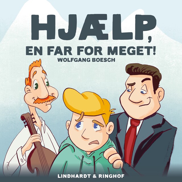 Buchcover für Hjælp, en far for meget!