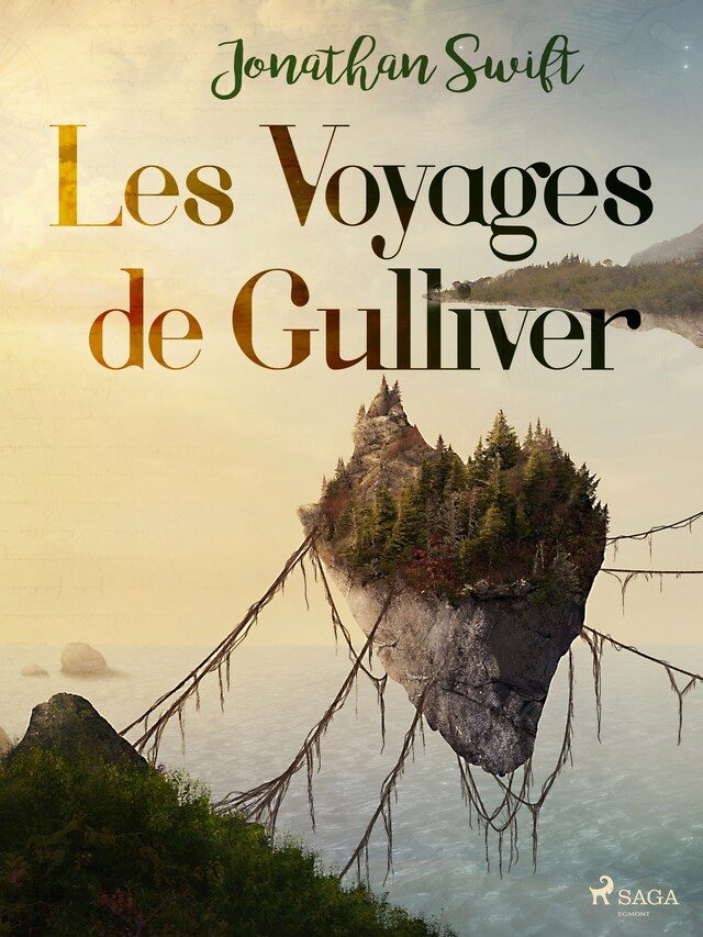 Les Voyages de Gulliver Kirjankansi teokselle Les Voyages de Gulliver