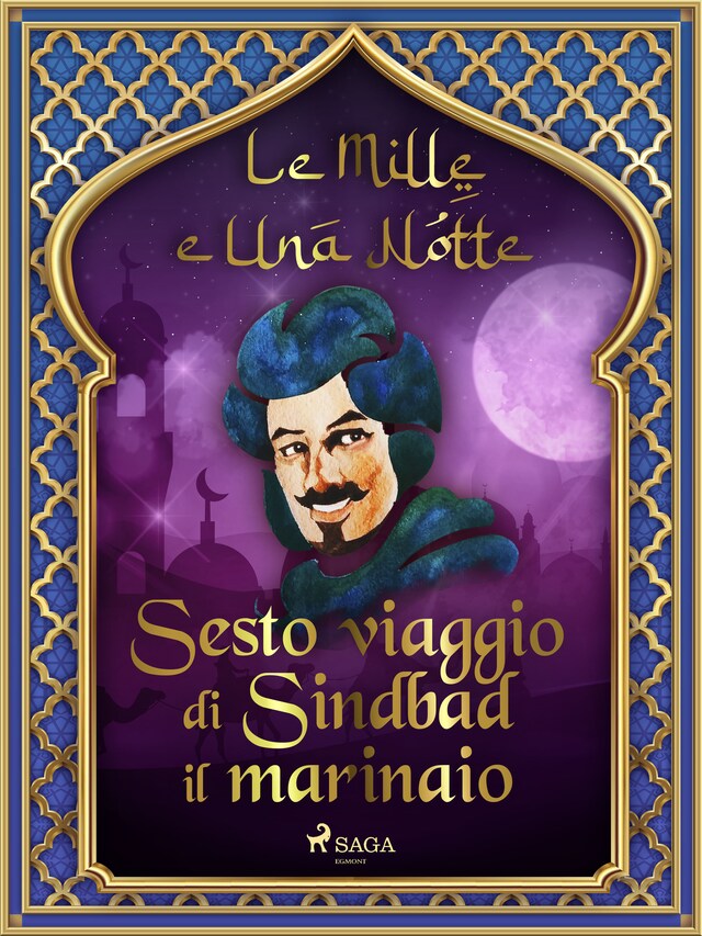 Boekomslag van Sesto viaggio di Sindbad il marinaio (Le Mille e Una Notte 23)