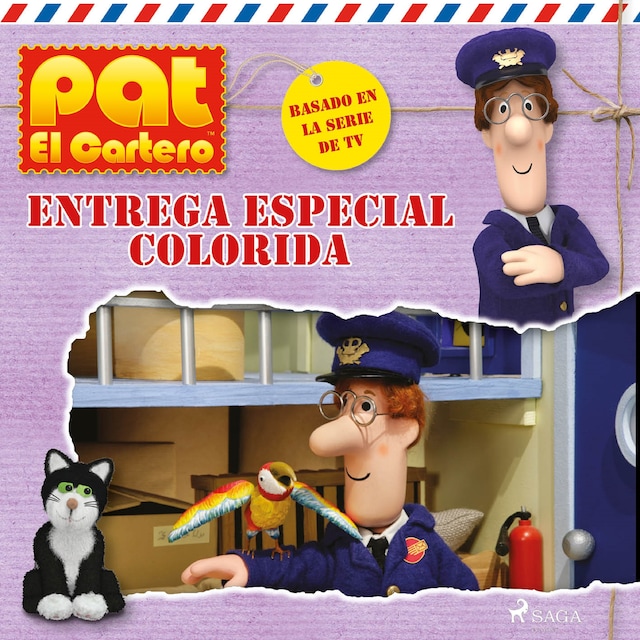 Portada de libro para Pat el cartero - Entrega especial colorida