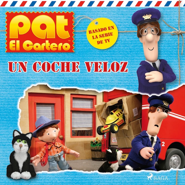 Copertina del libro per Pat el cartero - Un coche veloz