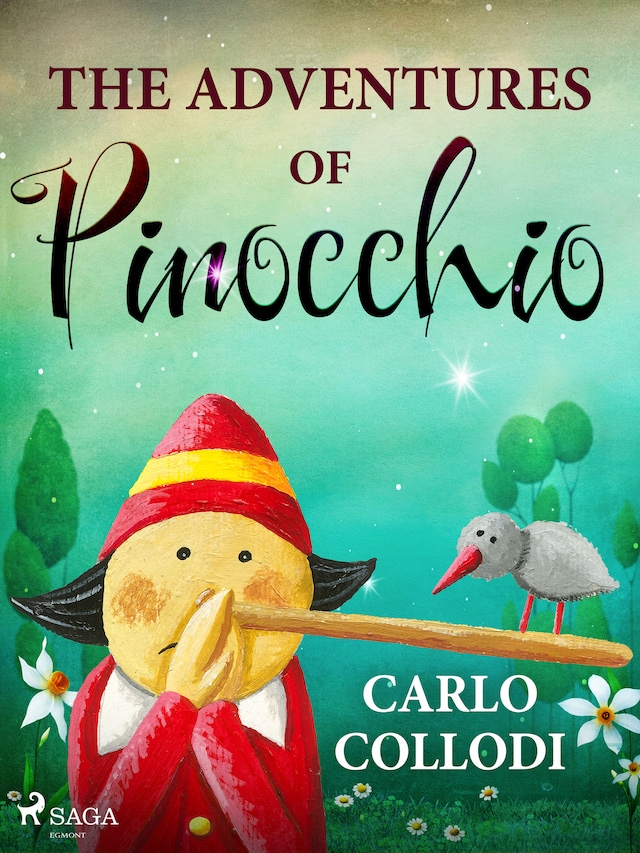 Kirjankansi teokselle The Adventures of Pinocchio
