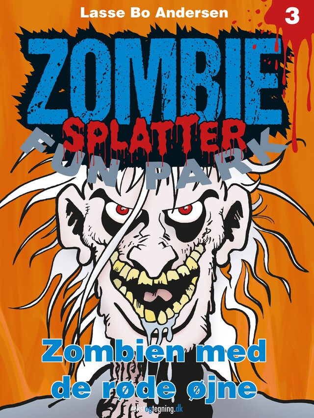 Zombie Splatter Fun Park 3 - Zombien med de røde øjne Bogomslag for Zombie Splatter Fun Park 3 - Zombien med de røde øjne