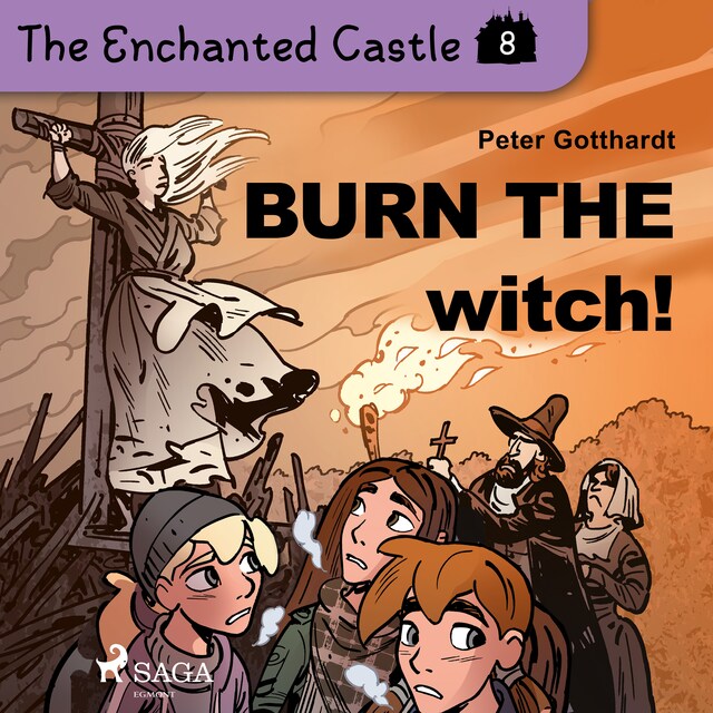Book cover for The Enchanted Castle 8 - Burn the Witch!