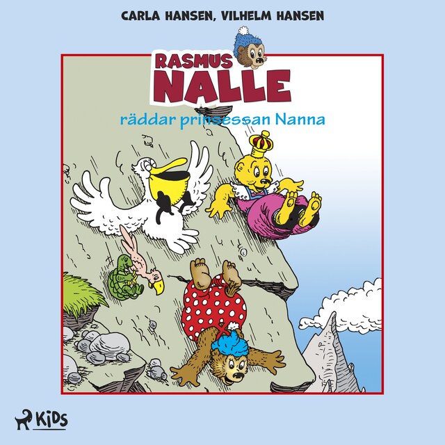 Couverture de livre pour Rasmus Nalle räddar prinsessan Nanna